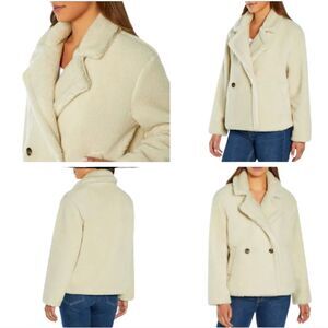 Gap Ladies Birch Sherpa Jacket Cream Women’s Size 2XL XXL